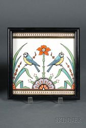 Minton's Christopher Dresser Design Earthenware Tile
